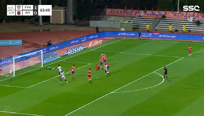 اهداف مباراة الفيحاء والرياض 1 1 الدوري السعودي