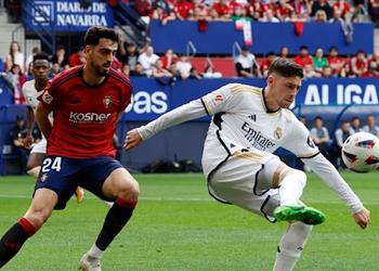فيديو ريال مدريد يفوز على أوساسونا برباعية في الدوري الإسباني