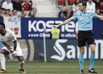 فينيسيوس يدين حكم مباراة ريال مدريد وأوساسونا كل مرة يعطيني بطاقة ولا أعرف السبب