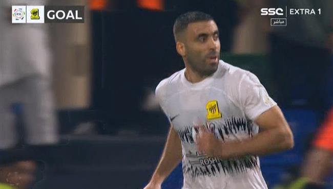 هدف عبد الرزاق حمد الله الاول في مرمي الفتح بالدوري السعودي