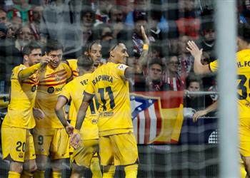 فيديو برشلونة يعود لوصافة الدوري الإسباني بثلاثية مثيرة في شباك أتلتيكو مدريد