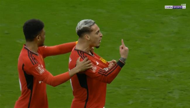 هدف انتوني في مرمي ليفربول بكأس الاتحاد الانجليزي