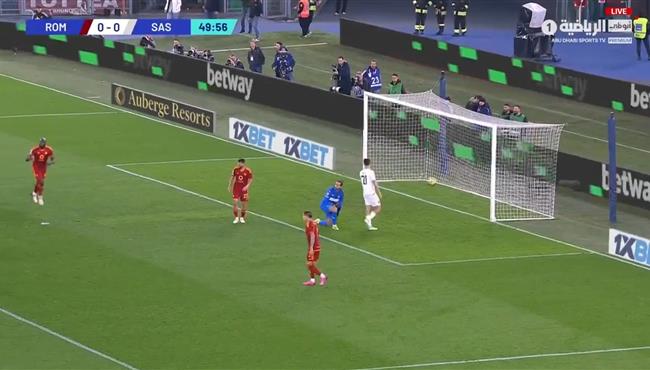 هدف رائع لـ روما في مرمي ساسولو بالدوي الايطالي