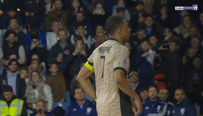 هدف مبابي الثالث في مرمي موبلييه بالدوري الفرنسي