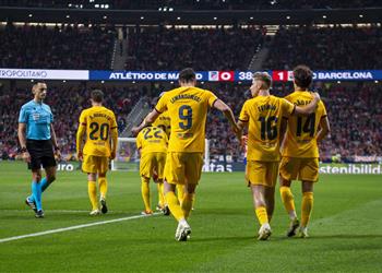 رجل مباراة برشلونة وأتلتيكو مدريد في الدوري الإسباني