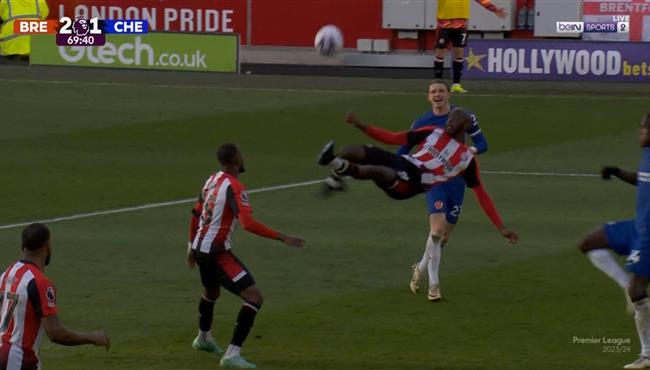 هدف يوان ويسا الخرافي في مرمي تشيلسي بالدوري الانجليزي