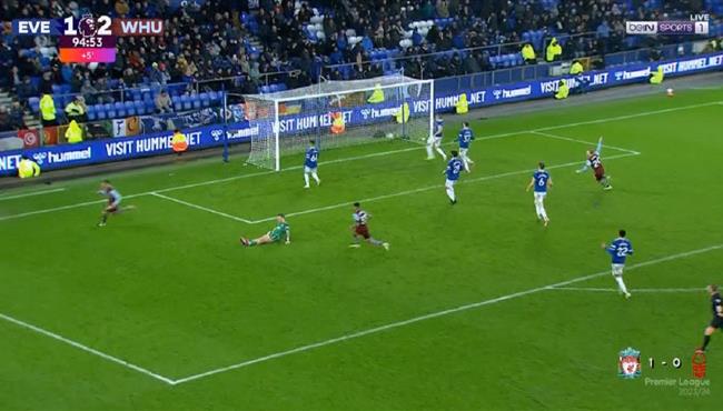 اهداف مباراة وست هام وايفرتون 3 1 الدوري الانجليزي