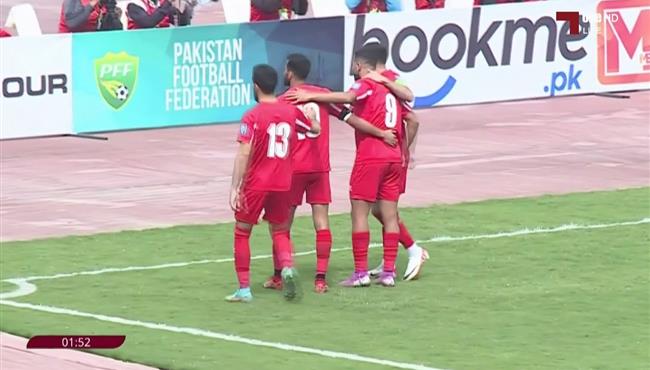 هدف موسي التعمري الاول الرائع في مرمي باكستان بتصفيات كأس العالم