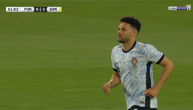 هدف البرتغال الخامس في مرمي السويد جونزالو راموس