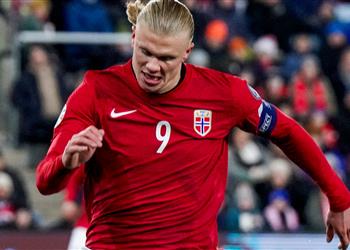 تشكيل النرويج أمام التشيك في مباراة ودية موقف هالاند