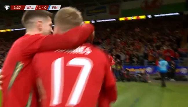اهداف مباراة ويلز وفنلندا 4 1 تصفيات كاس امم اوروبا