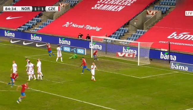 اهداف مباراة النرويج والتشيك 1 2 مباراة ودية