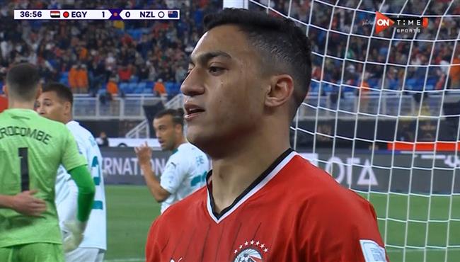 مصطفي محمد يهدر انفراد امام نيوزيلندا بكاس عاصمة مصر