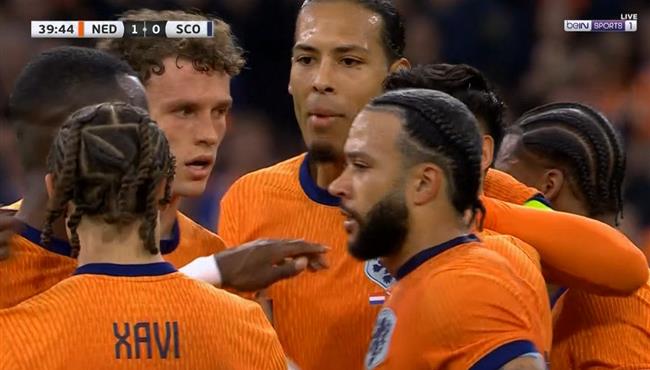 هدف عالمي في مباراة هولندا واسكتلندا