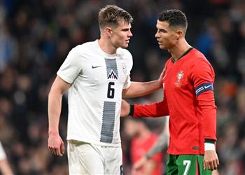 فيديو رونالدو يشارك في هزيمة البرتغال أمام سلوفينيا بثنائية ودي ا