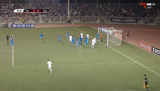 هدف العراق الخامس في مرمي الفلبين بتصفيات كأس العالم