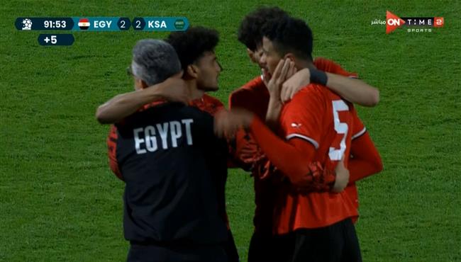 هدف مصر الاوليمبي الثاني القاتل في مرمي السعودية ببطولة غرب اسيا تحت 23 عام