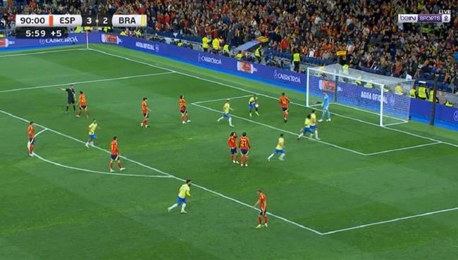 اهداف مباراة البرازيل واسبانيا المثيرة 3 3 مباراة ودية