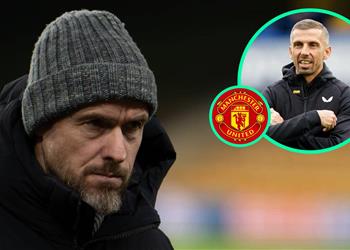 مدرب ولفرهامبتون يرد على أنباء ارتباطه بخلافة تين هاج في مانشستر يونايتد