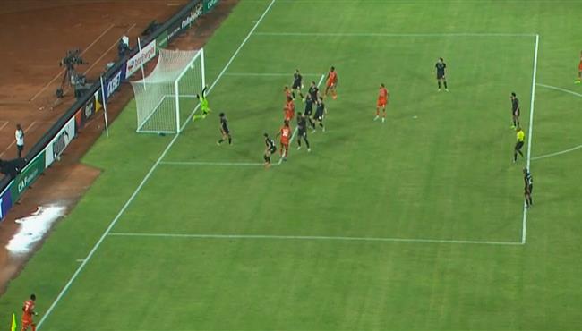 تصدي مصطفي شوبير الرائع يحرم سيمبا من هدف امام الاهلي