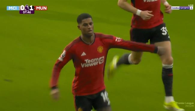 هدف راشفورد الصاروخي في مرمي مانشستر سيتي بالدوري الانجليزي