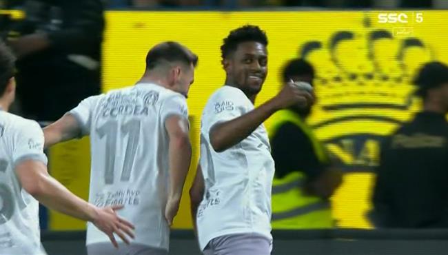 هدف تعادل الطائي مع النصر 1 1 الدوري السعودي