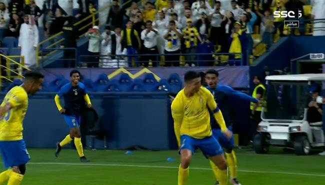 هدف كريستيانو رونالدو الثاني في مرمي الطائي بالدوري السعودي