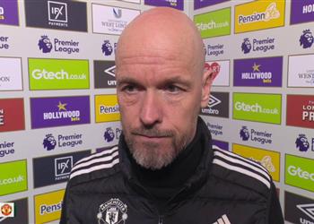 تين هاج بعد تعادل مانشستر يونايتد مع برينتفورد علينا جميع ا تحمل المسؤولية