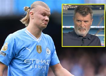 روي كين ينتقد هالاند في مباراة مانشستر سيتي وآرسنال لاعب من الدرجة الثانية