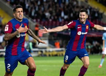 ماركا قانون يستدعي غياب ليفاندوفسكي وكانسيلو عن مباراة برشلونة وريال مدريد