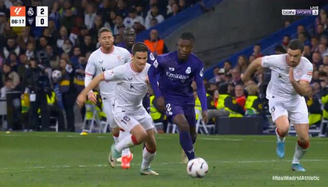 فاصل مهاري رائع من كامافينجا في مباراة ريال مدريد واتلتيك بلباو