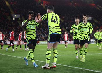 فيديو صراع مشتعل آرسنال ي هين شيفيلد بسداسية في الدوري الإنجليزي