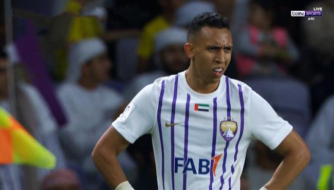 هدف سفيان رحيمي الملغي في مباراة النصر والعين بدوري ابطال اسيا