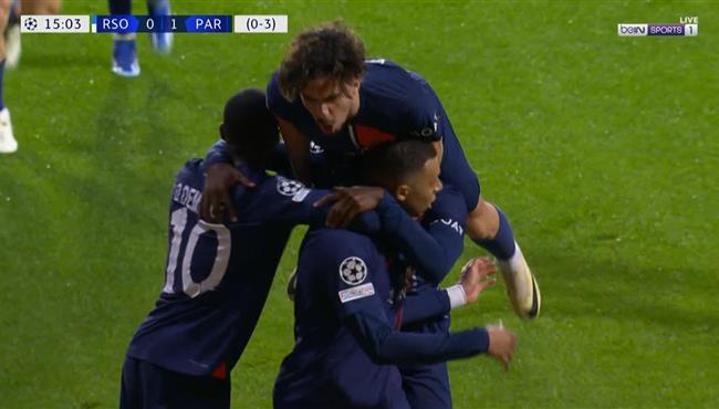 اهداف مباراة باريس سان جيرمان وريال سوسيداد 2 1 دوري ابطال اوروبا