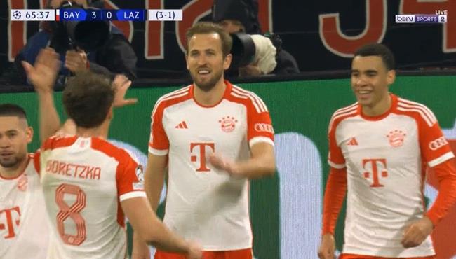 هدف هاري كين الثاني في مرمي لاتسيو بدوري ابطال اوروبا