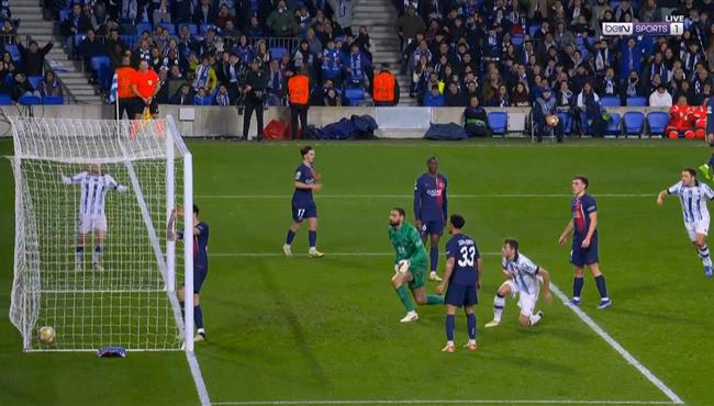 هدف ريال سوسيداد الاول في مرمي باريس سان جيرمان بدوري ابطال اوروبا