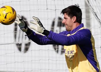 ماركا توضح موعد مشاركة كورتوا الأولى مع ريال مدريد