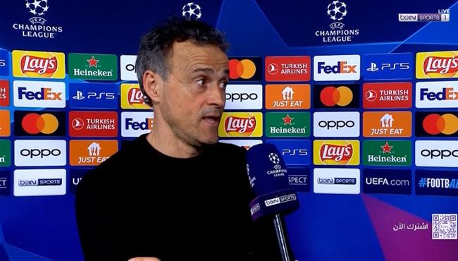 تصريحات انريكي بعد مباراة باريس سان جيرمان وريال سوسيداد بدوري ابطال اوروبا