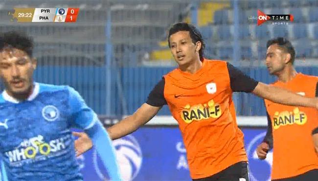 هدف عمرو جمال في مرمي بيراميدز بالدوري المصري