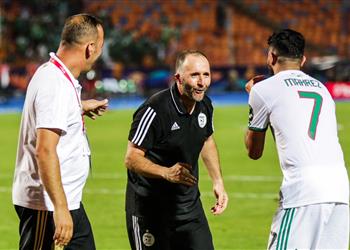 رياض محرز يودع جمال بلماضي بعد 43 يوم ا من رحيله عن الجزائر