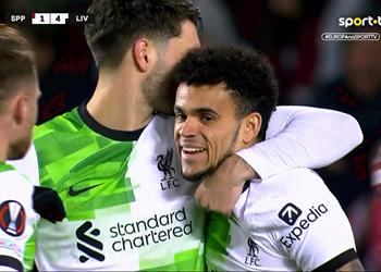 فيديو لويس دياز يسجل هدف ليفربول الرابع أمام سبارتا براج