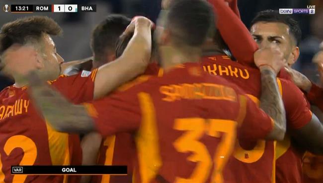 اهداف مباراة روما وبرايتون 4 0 الدوري الاوروبي