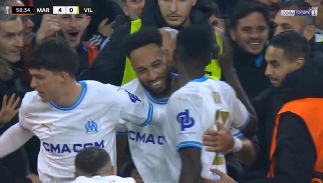 اهداف مباراة مارسيليا وفياريال 4 0 الدوري الاوروبي