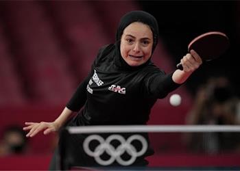 فيديو دينا مشرف لـ بطولات مستوانا تطور ونستطيع المنافسة على البطولات في تنس الطاولة