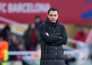 صورة تشافي يلفت الانتباه بتصرفه في مباراة برشلونة وريال مايوركا