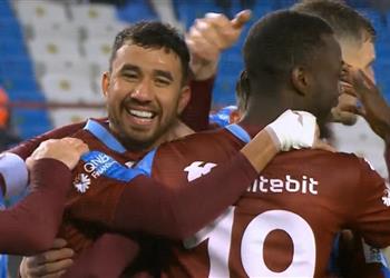 فيديو تريزيجيه يسجل ويصنع هدفين في فوز طرابزون سبور على فاتح قره جمرك