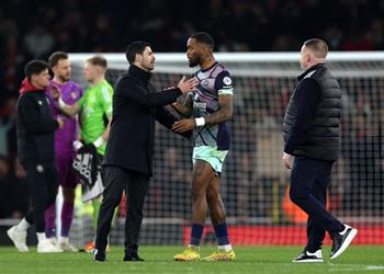 أرتيتا يدافع عن رامسديل بعد خطئه أمام برينتفورد ويصر ح الصراع على اللقب ليس في يدي