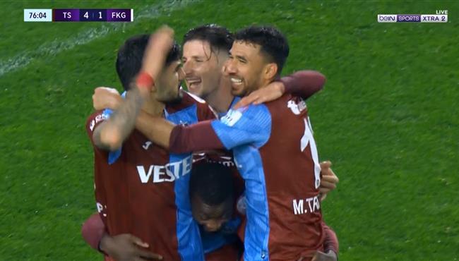 اسيست تريزيجيه الاول في مباراة طرابزون سبور وفاتح قره جمرك بالدوري التركي