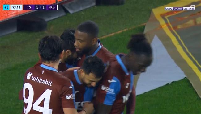 اسيست تريزيجيه الثاني في مباراة طرابزون سبور وفاتح قره جمرك بالدوري التركي