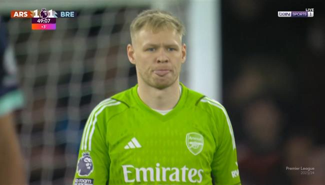 هدف برينتفورد في مرمي اسنال بعد خطأ فادح من رامسديل